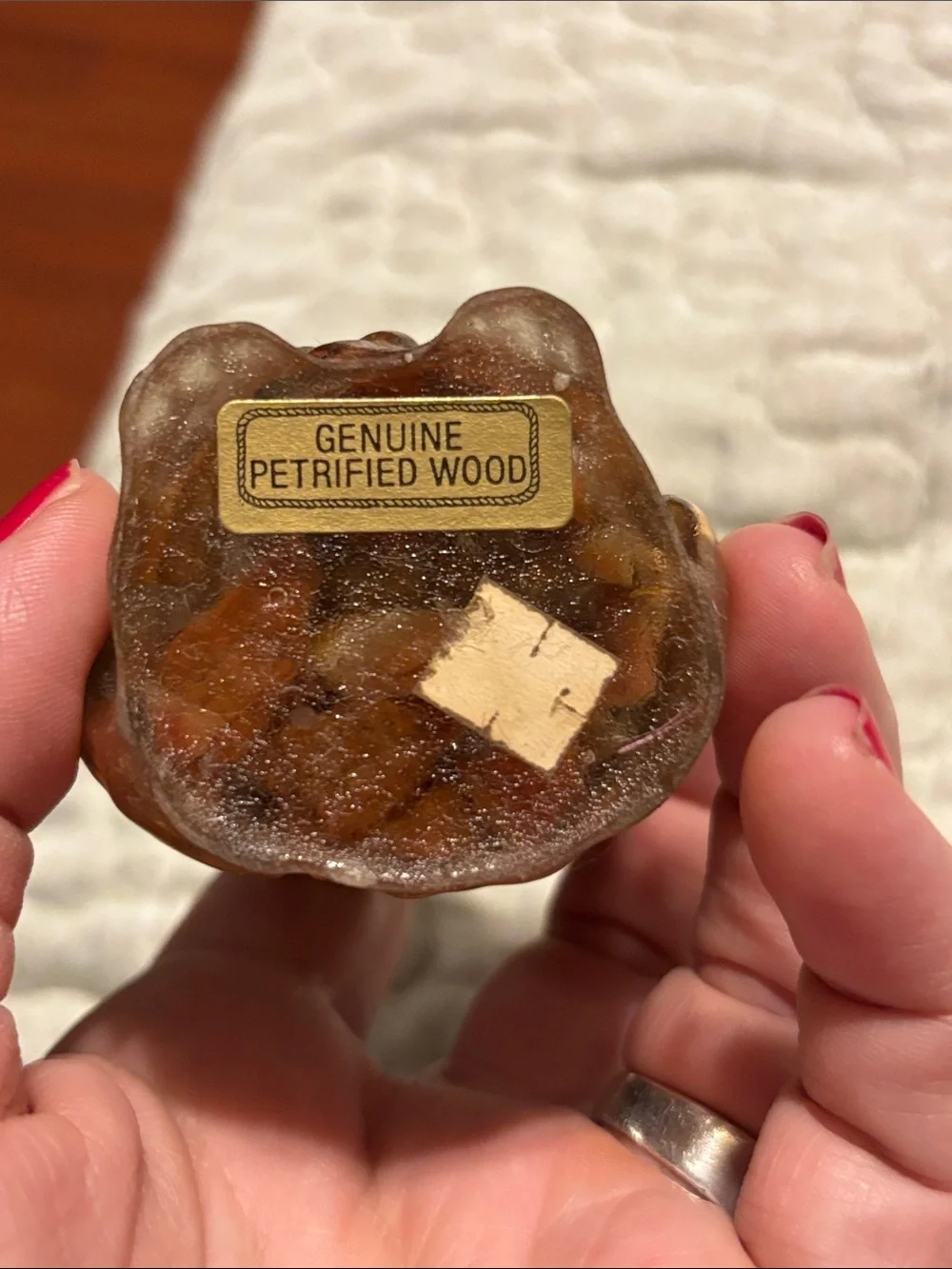 Brown Owl Figurine with Googly Eyes - Home Accent